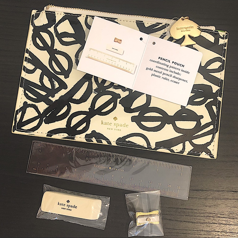 Kate spade pencil stationary pouch